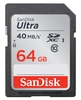 SanDisk Ultra SDXC Memory Card 40MB/s UHS-I (Class 10) - 64GB
