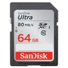 SanDisk Ultra SDXC Memory Card 80MB s UHSI Class 10 64GB