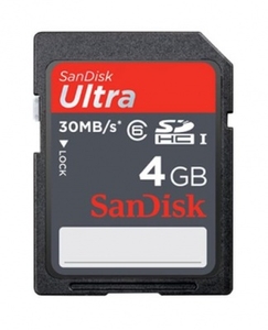SanDisk Ultra Secure Digital Card (SDHC) CLASS 6 4GB