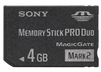 Sony Memory Stick PRO DUO (PSP Memory) - 4GB