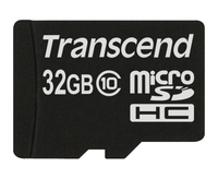 Transcend Micro SDHC Class 10 (Premium) 20MB/s with Adapter 32GB