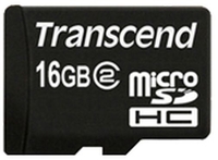 Transcend Micro SDHC Class 2 - 16GB
