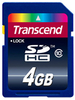 Transcend Secure Digital Card SDHC Class 10 4GB