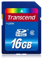 Transcend Secure Digital Card SDHC Class 6 - 16GB