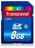 Transcend Secure Digital Card SDHC Class 6 - 8GB