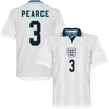 Score Draw England Home Pearce 3 Retro Shirt Euro 96 (Retro Flex Printing)