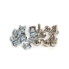 100 Pkg M5 Mounting Screws and Cage Nuts for Server Rack Ca