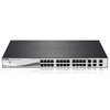 24-port 10/100 Smart Switch + 2 RJ45/SFP + 2 Gigabit
