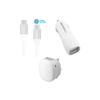 Advanced Accessories Essential Mains + Car Charger Bundle - USB-C
