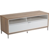 Alphason ADCH1135-WHT Chaplin TV Cabinet for up to 55 TVs - White/Light Oak