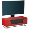 Alphason CRO2-1000BKT-RE Chromium 2 TV Cabinet with Bracket for up to 50 TVs - Red