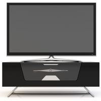 Alphason CRO2-1000CB-BLK Chromium TV Stand for up to 50 TVs - Black