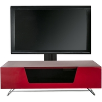 Alphason CRO2-1200BKT-RE Chromium 2 TV Cabinet with Bracket for up to 50 TVs - Red