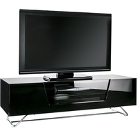 Alphason CRO2-1200CB-BLK Chromium 2 TV Unit for up to 55 TVs - Black