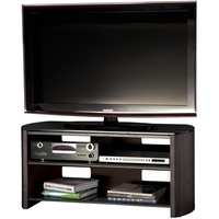 Alphason FW1100-BV/B Finewoods TV Stand for up to 50 TVs - Black/Oak