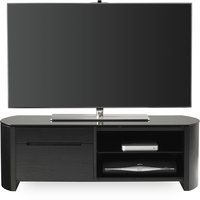 Alphason FW1100CB-BLK Finewoods TV Stand for up to 50 TVs - Black