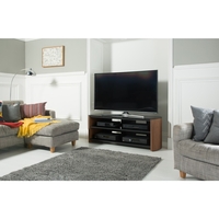 Alphason FW1350-W/B Finewoods TV Stand for up to 60 TVs - Walnut
