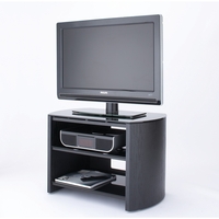 Alphason FW750-BV/B Finewoods 3 Shelf TV Stand for up to 32 TVs - Black/Oak