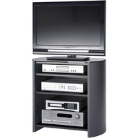 Alphason FW750/4-BV/B Finewoods HiFi and TV Stand for up to 37 TVs - Black