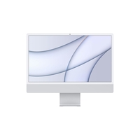 Apple iMac 2021 M1 8 Core CPU 8 Core GPU 8GB 256GB SSD 24 Inch 4.5K All-in-One - Silver