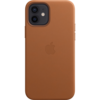 Apple iPhone 12/12 Pro Leather Case with MagSafe - Saddle Brown