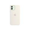 Apple iPhone 12/12 Pro Silicone Case with MagSafe - White