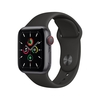 Apple Watch SE GPS + Cellular - 40mm Space Gray Aluminium Case with Black Sport Band - Regular