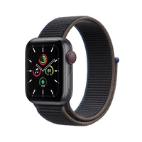 Apple Watch SE GPS + Cellular - 40mm Space Gray Aluminium Case with Charcoal Sport Loop