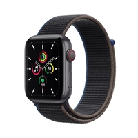 Apple Watch SE GPS + Cellular - 44mm Space Gray Aluminium Case with Charcoal Sport Loop