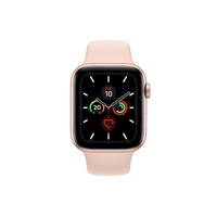 Apple Watch Series 5 GPS + Cellular 44mm Gold Aluminium Case with Pink Sand Sport Band