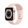 Apple Watch Series 6 GPS + Cellular - 44mm Gold Aluminium Case with Pink Sand Sport Band - Regular