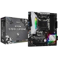 ASRock B450M Steel Legend AMD Socket AM4 Micro ATX HDMI/DIsplayPort DDR4 M.2 USB C 3.1 Motherboard