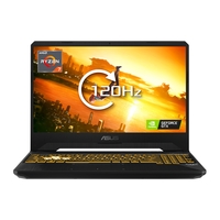 Asus TUF FX505DU Ryzen 7-3750H 8GB 512GB SSD 15.6 Inch 120Hz GeForce GTX 1660Ti Windows 10 Gaming Laptop