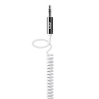 Belkin MIXIT 1.8m Coiled 3.5mm Aux Cable - White