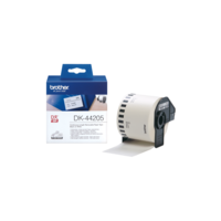 Brother DDK44205 Black on White Continuous 62mm Label Roll