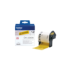 Brother DK-22606 Black on Yellow Continuous 62mm Film Label Tape