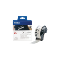 Brother DK22211 Black on White Continuous 29mm Film Label Tape