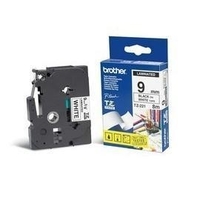 BROTHER TZe-221 Black on White 9mm Labelling Tape