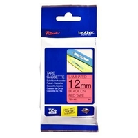 BROTHER TZe-431 Black on Red 12mm Labelling Tape