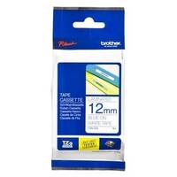 Brother TZE233 12mm Blue on White Tape