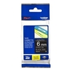 Brother TZE315 6mm White on Black Tape
