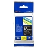 Brother TZE345 18mm White on Black Tape
