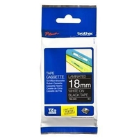 Brother TZE345 18mm White on Black Tape