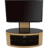 Buckingham Affinity Oval Combi TV Stand 1000 Oak / Black Glass