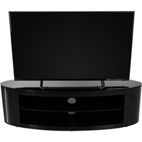 Buckingham Affinity Oval TV Stand 1400 Black / Black Glass