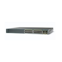 Cisco Catalyst 2960X-24PS-L - Switch - Managed - 24 x 10/100/1000 PoE 4 x Gigabit SFP - desktop rack-mountable - PoE