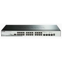 D-Link 28 x 10/100/1G + 2 x 10G SFP+ 2 x SFP SmartPro Stackable Switch