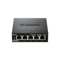 D-Link 5-port 10/100/1000 Gigabit Metal Housing Desktop Switch