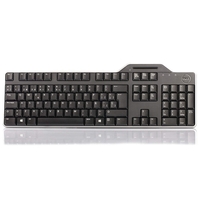 dell KB-813 Smartcard Reader USB Keyboard Black 580-18365