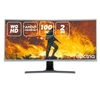 electriQ 35" WQHD 100Hz HDR FreeSync Curved UltraWide Gaming Monitor